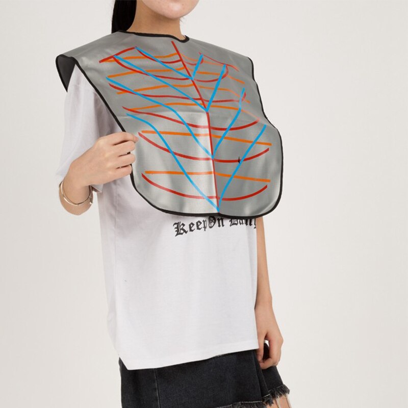 Salon Hairdressing Cutting Collar Waterproof PVC Hair Dye Cape Hairdresser Hairdresser Cape for Hair Cutting Sliver