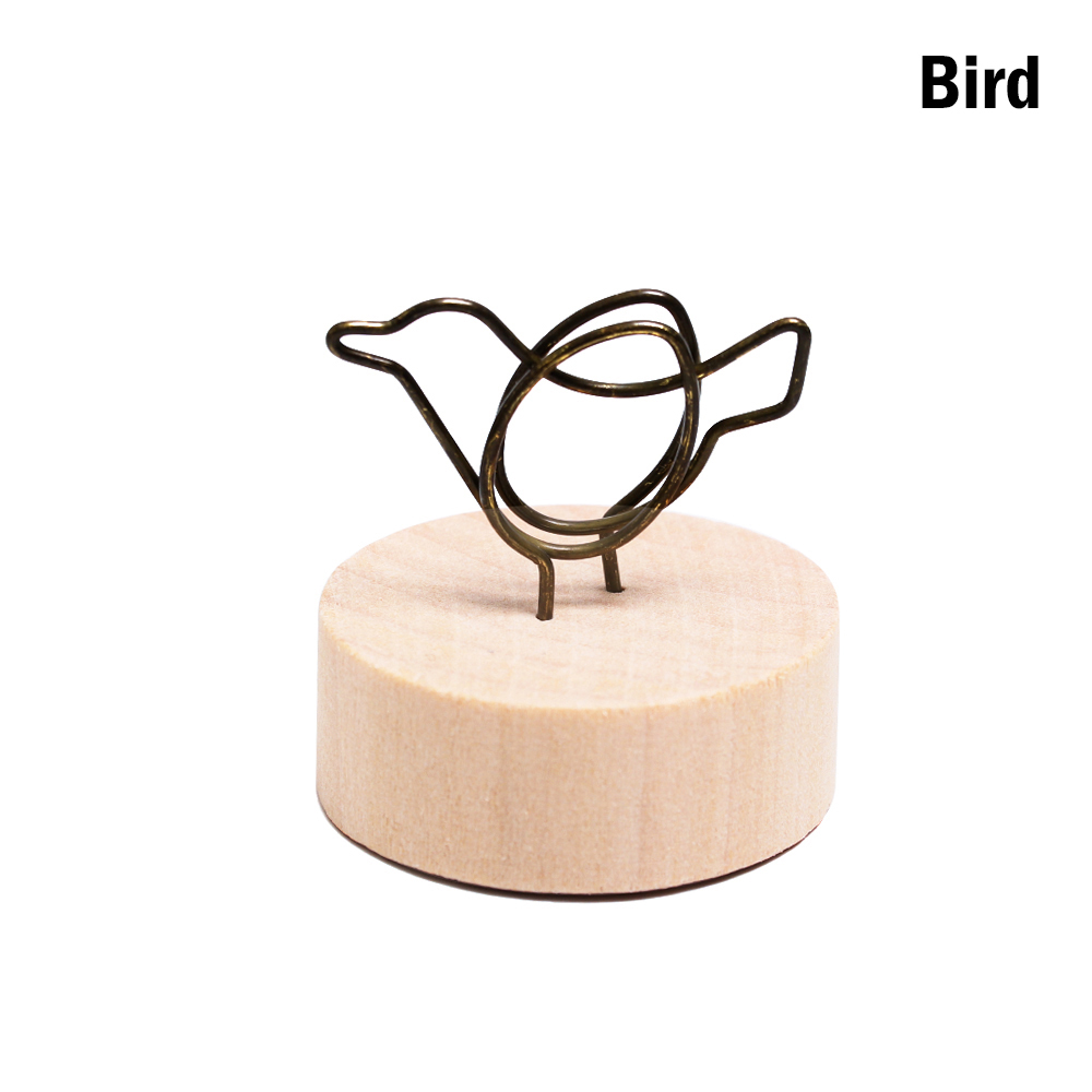 Heart Cat Wooden Photo Clip Memo Name Card Pendant Holder Note Articles Picture Frame Table Number Wedding Photo Holder
