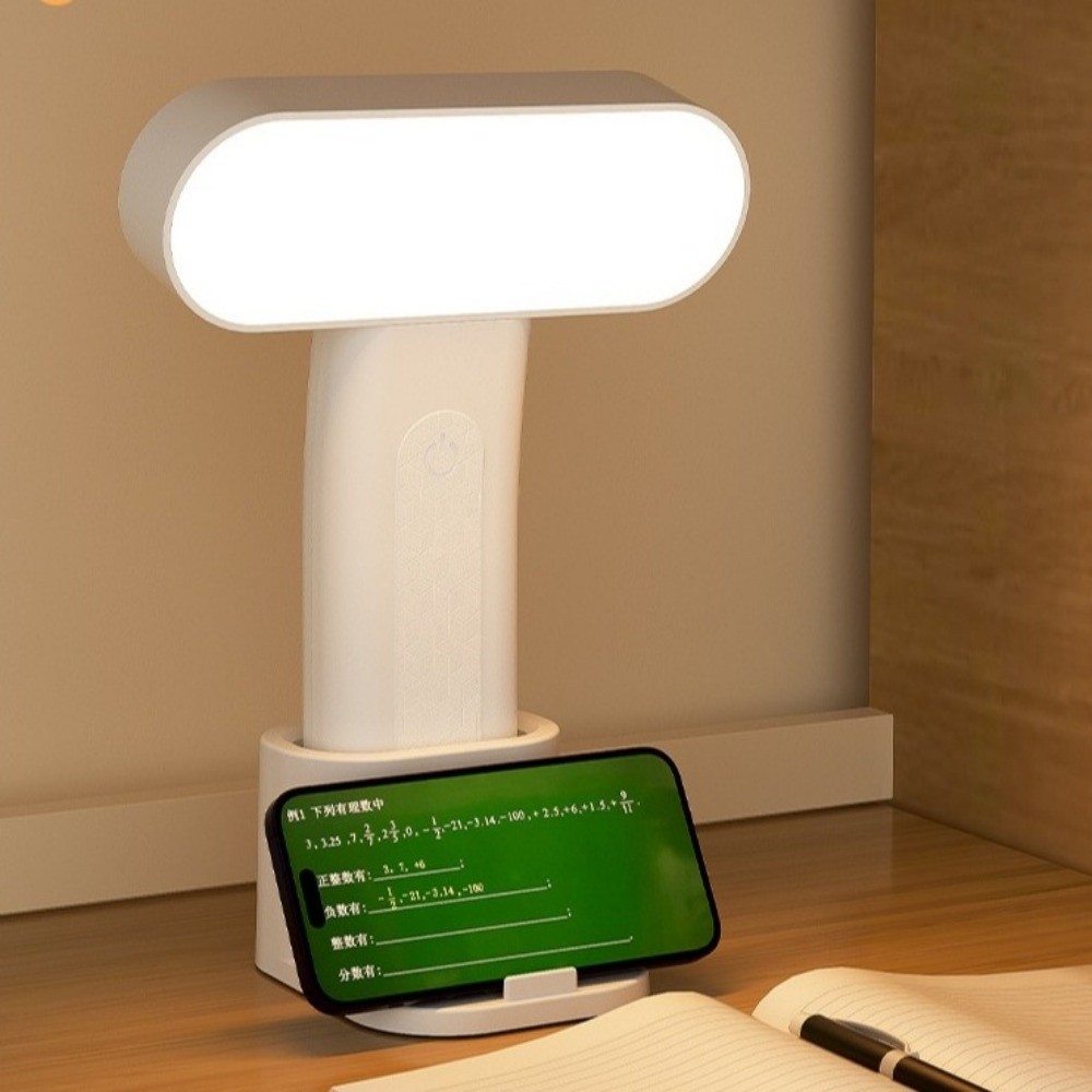 Minimalistische oplaadbare leesboeklamp Dimbare oogbescherming Bureaulamp 3 niveaus Opvouwbare LED-tafellamp Nachtkastje