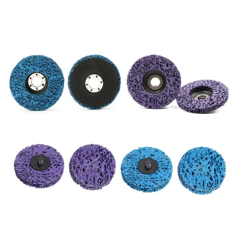 5Pcs 180mm Poly Strip Disc Abrasive Wheel Paint Rust Remover Clean Grinding Wheels For Motorcycles Durable Angle Grinder Car