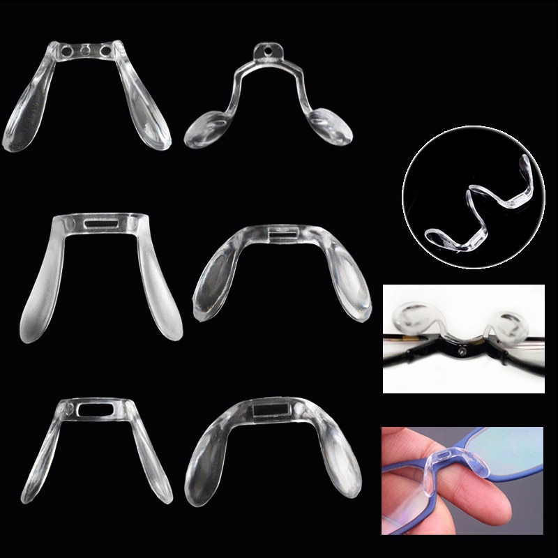 Coussinet nasal antidérapant en forme de U pour lunettes, 5 pièces/ensemble Silicone, accessoires pour lunettes de soleil, nouveauté
