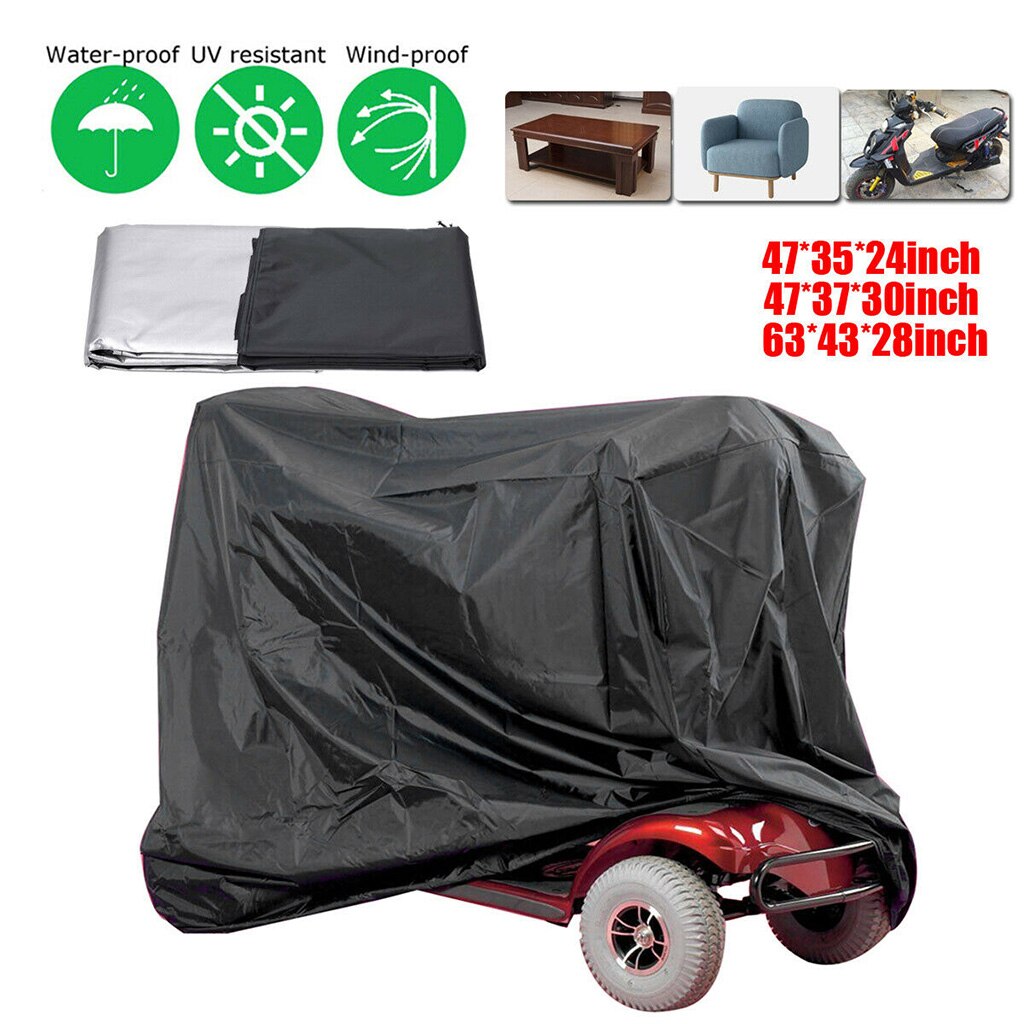Heavy-Duty Mobility Scooter Cover Storage Bag Dustproof with Adjustable Cord
