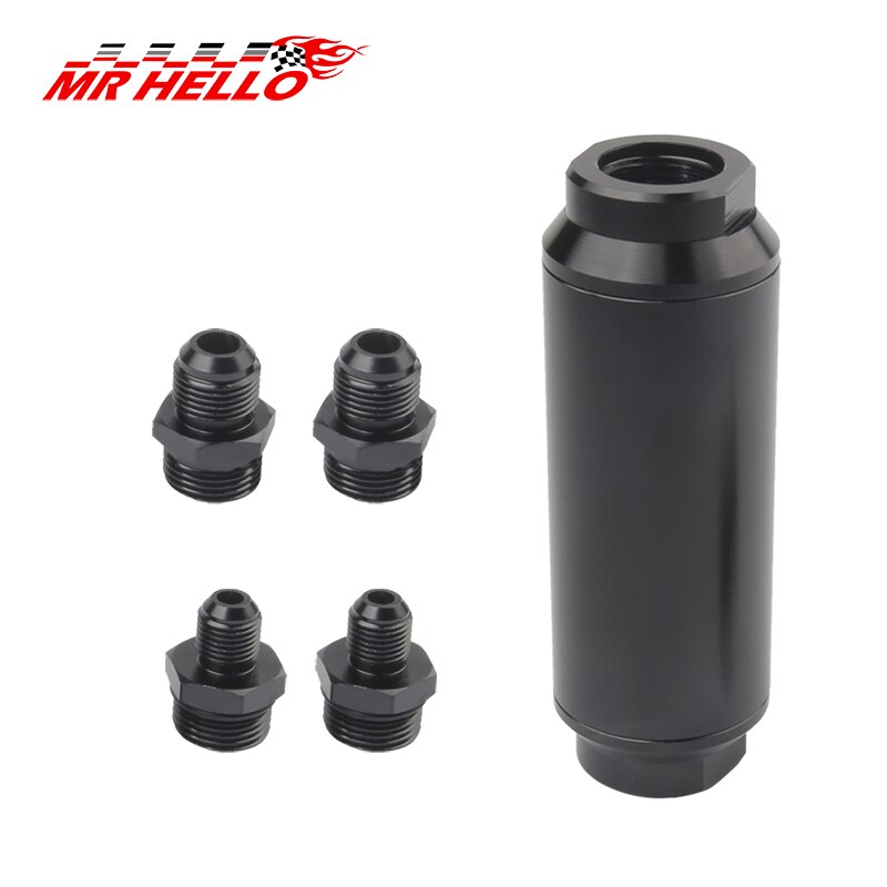 Gasoline filter Inline Billet Aluminum Fuel Filter - AN6、AN8