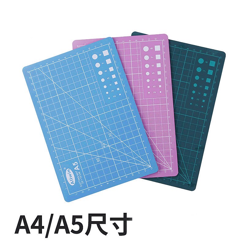 A4 A5 PVC Cutting Mat Workbench Patchwork Cut Pad Sewing Manual DIY Knife Engraving Leather Cutting Board Single Side Underlay