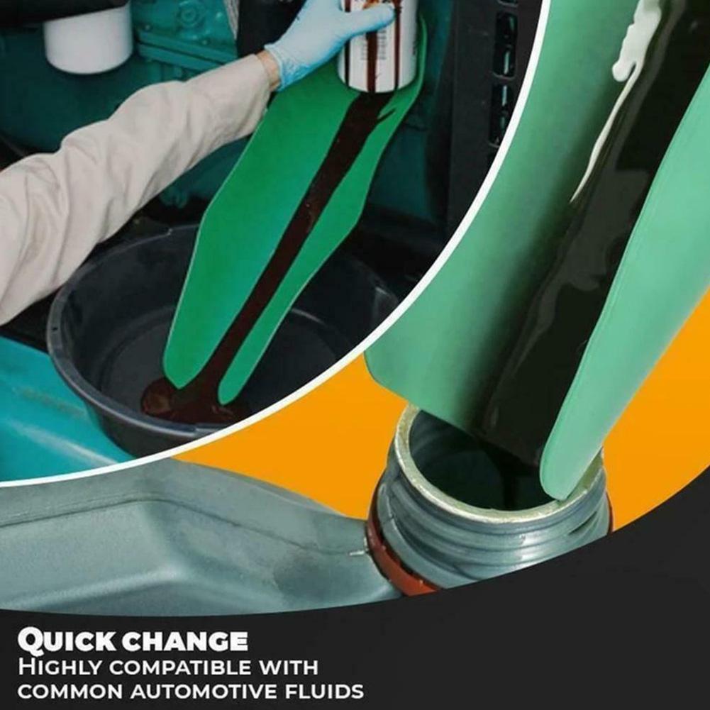 Flexible Oil Draining Funnel Tool Drip-Free Crankcase Fill Funnel Foldable Oil Filter Funnel