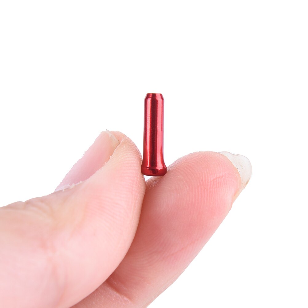 30 Pcs/lot Bicycle Derailleur Shift Cable End Caps MTB Mountain Road Bike Cycling Bicycle Aluminum Brake Cable Tips Crimps