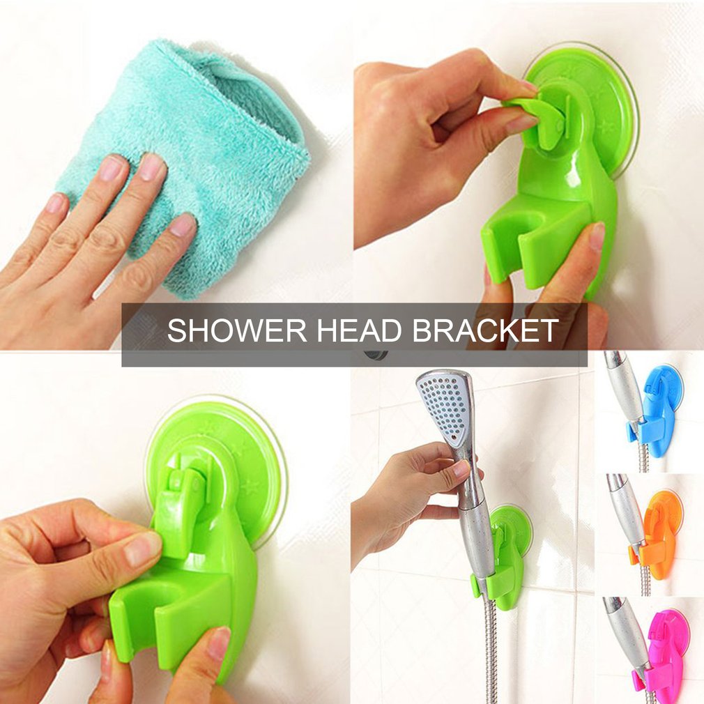 Kleurrijke Douchekop Houder Afneembare Douche Base Sterke Zuignap Rack Beugel Douchekop Stand Badkamer