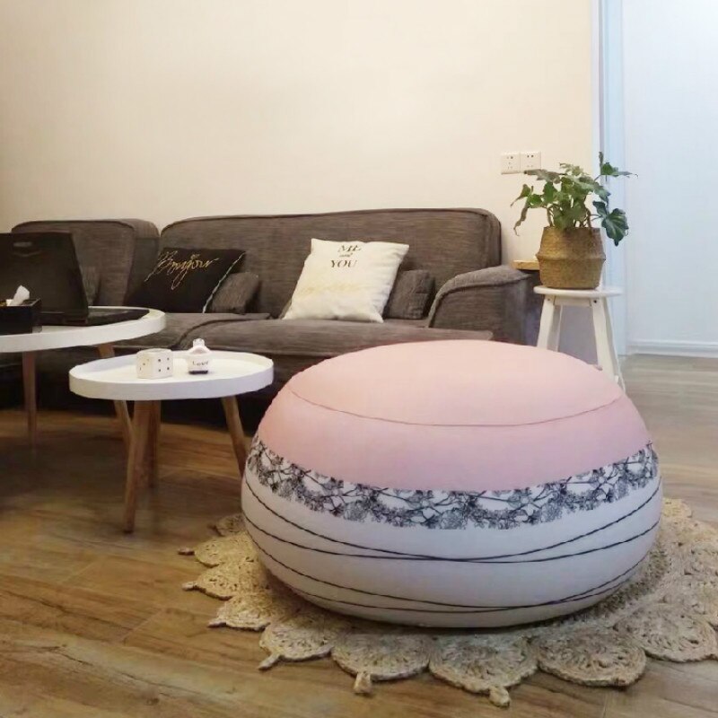 Volwassenen Kinderen Zachte Bean Bag Stoel Cover Geen Filler Kinderen Cartoon Floor Seat Tatami Slaapbank Bladerdeeg Poef Couch Ei stoel Poef