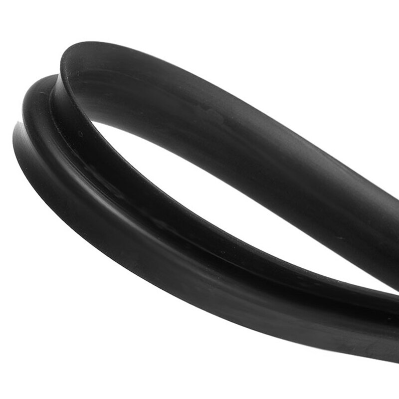 Universal gummi 1.7m tetningslist for bil foran frontrute panel bildør tetningslister stripe kantlist