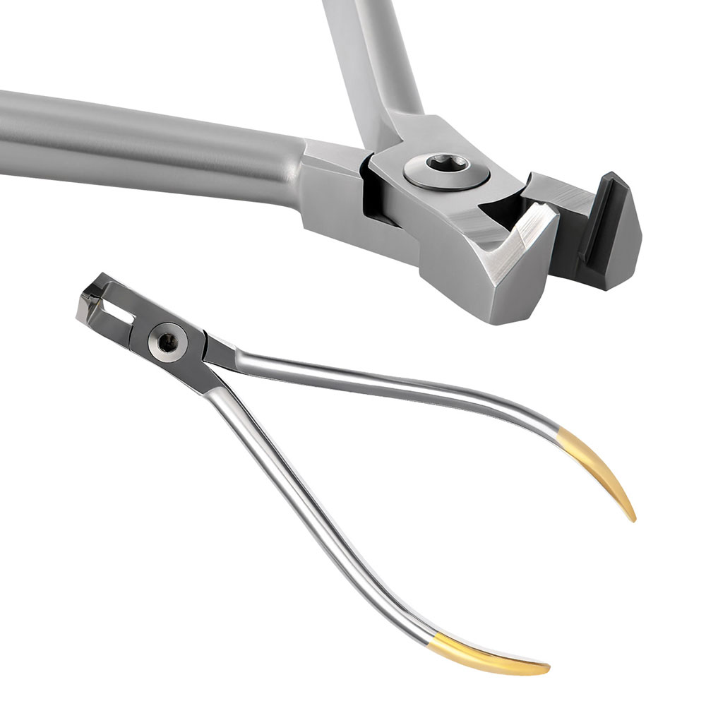 AZDENT Dental Distal End Cutting Pliers Orthodontic Dental Forceps Stainless Steel Wire Filament Cutter Tools for Dentist