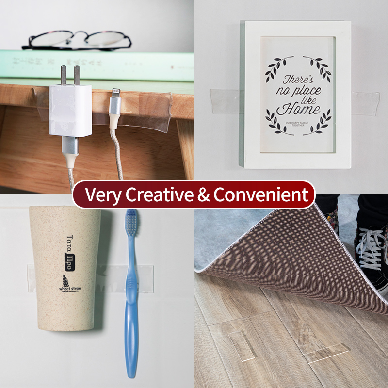 Nano tape non-slip seamless wall sticker home decoration alien tape reusable transparent nano magic double-sided tape sticker