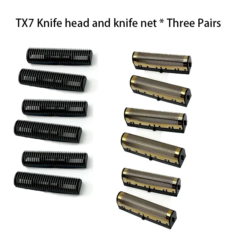 Kemei KM-TX1 TX3 TX5 TX7 TX10 Hochwertige doppelschneidige Elektrorasierer-Ersatzklinge für Höhle Haushalt: verrotten
