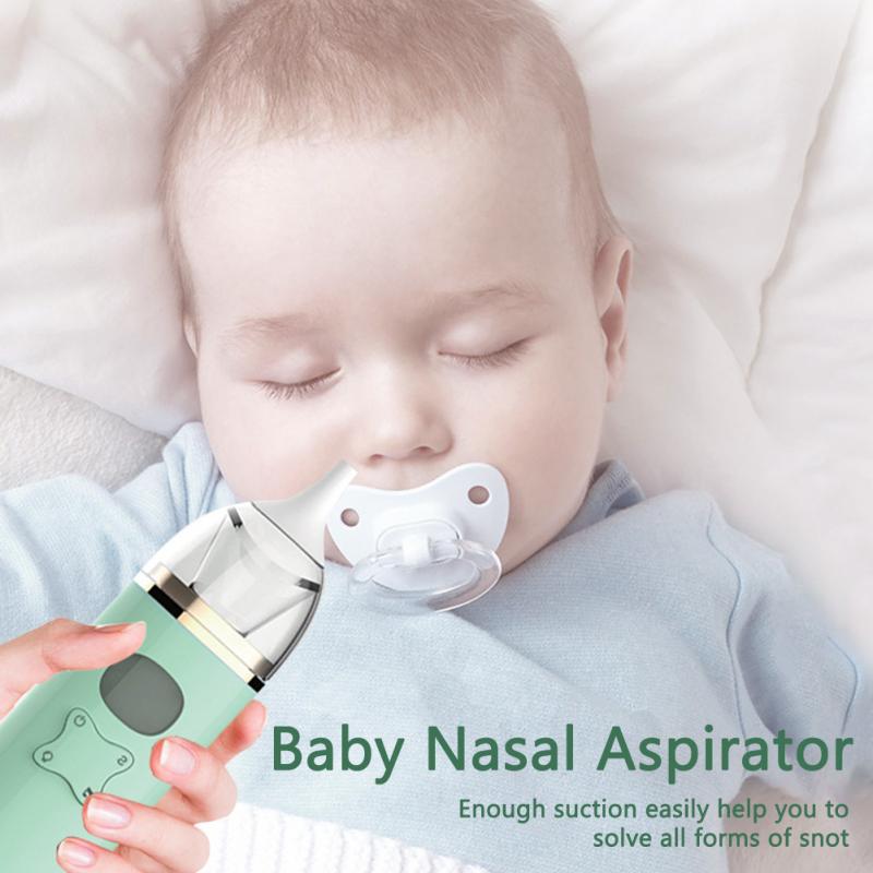 Electric Nose Suction With Music Baby Nasal Aspirator Automatic Snot Sucker Anti Backflow For Toddlers Detachable Home Travel