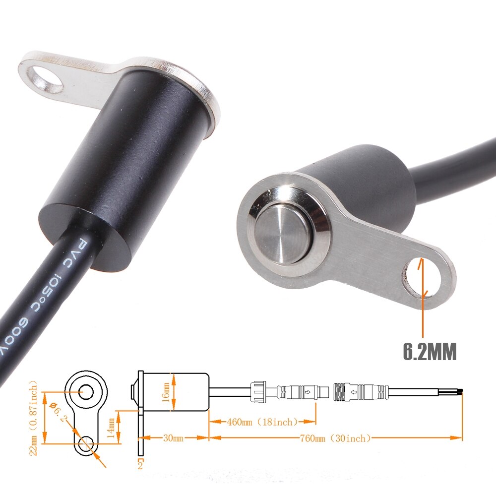 1 piece Bosmaa Motorcycle Switch ON-OFF Handlebar Adjustable Mount Waterproof Switches Button DC12V Headlight