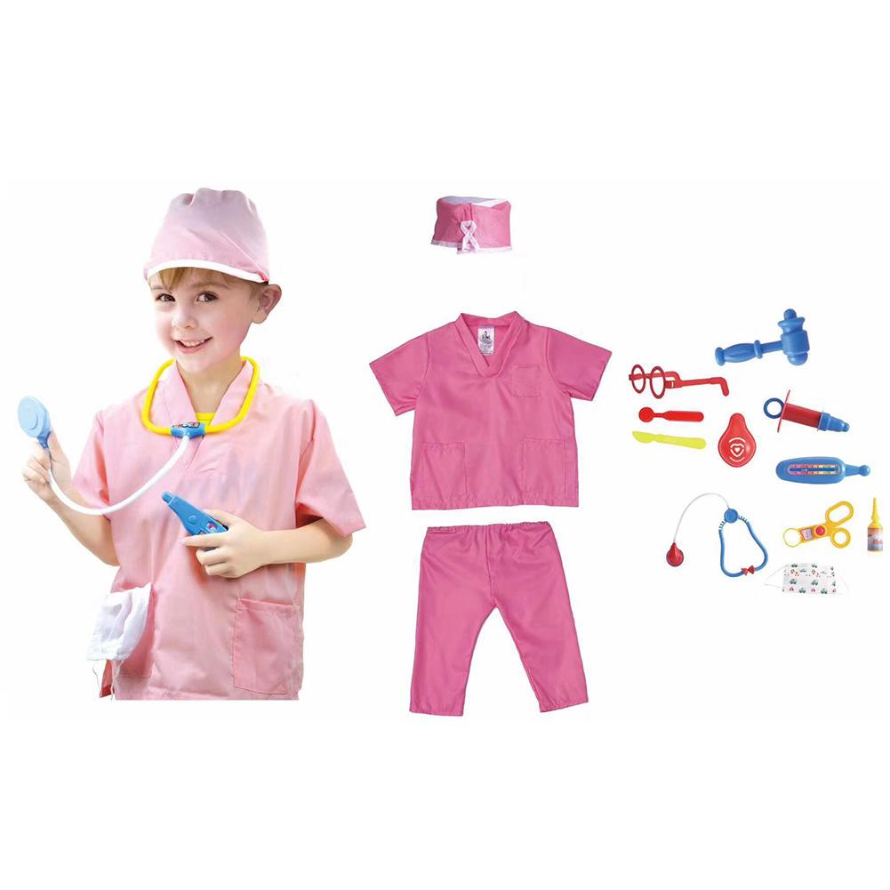 11PCS Bambini Pretend Medico Del Giocattolo Avvocato Della Polizia della Casa del Gioco Cosplay Applicabile Per Ordinario Della Fase Attrezzature Per Le Attività Indoor: B