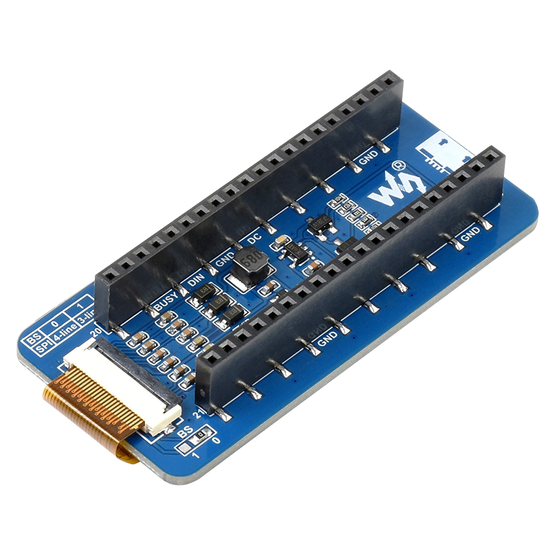 2.13 Inch E-Ink Display for Raspberry Pi Pico E-Paper White/Black 250x122 SPI Screen for Pico