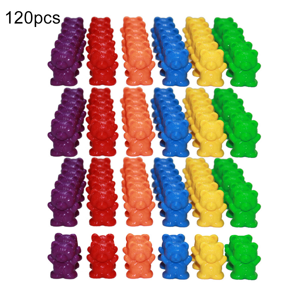 60 stk bære form vægt med skala mærke naturfag uddannelse legetøj børnehave eksperiment matematik farve læremiddel: A3