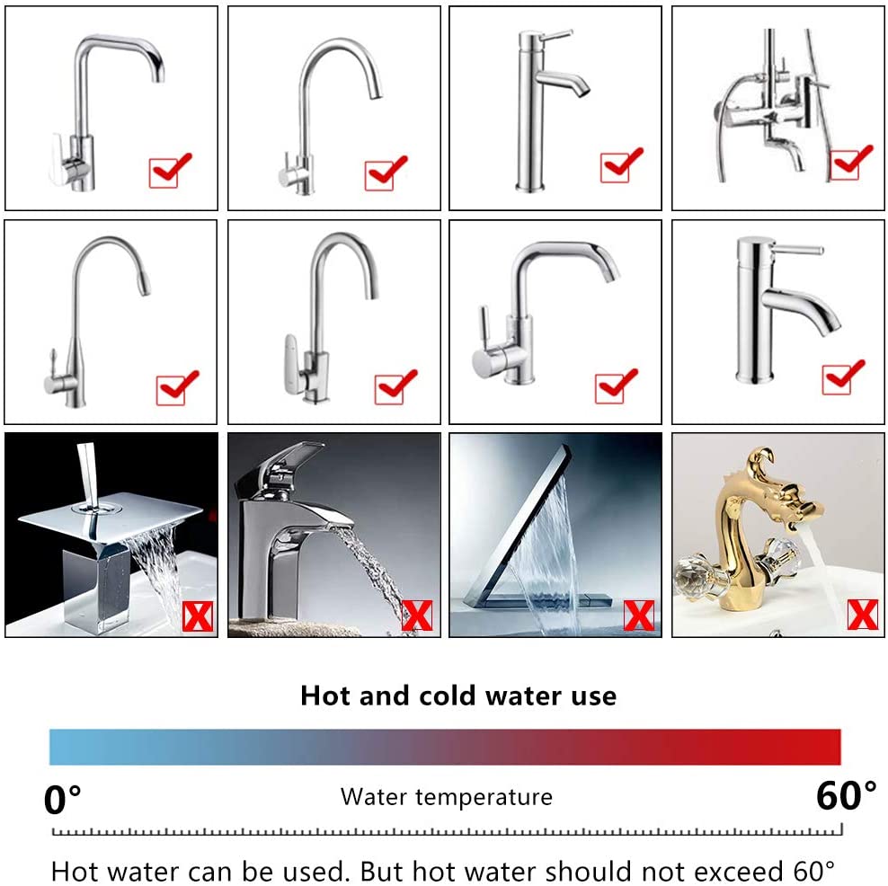 360 Rotate Anti Splash Faucet Filter Water Saving Kitchen Sink Faucet Sprayer Flexible Rotatable Kitchen Tap Nozzle Torneiras