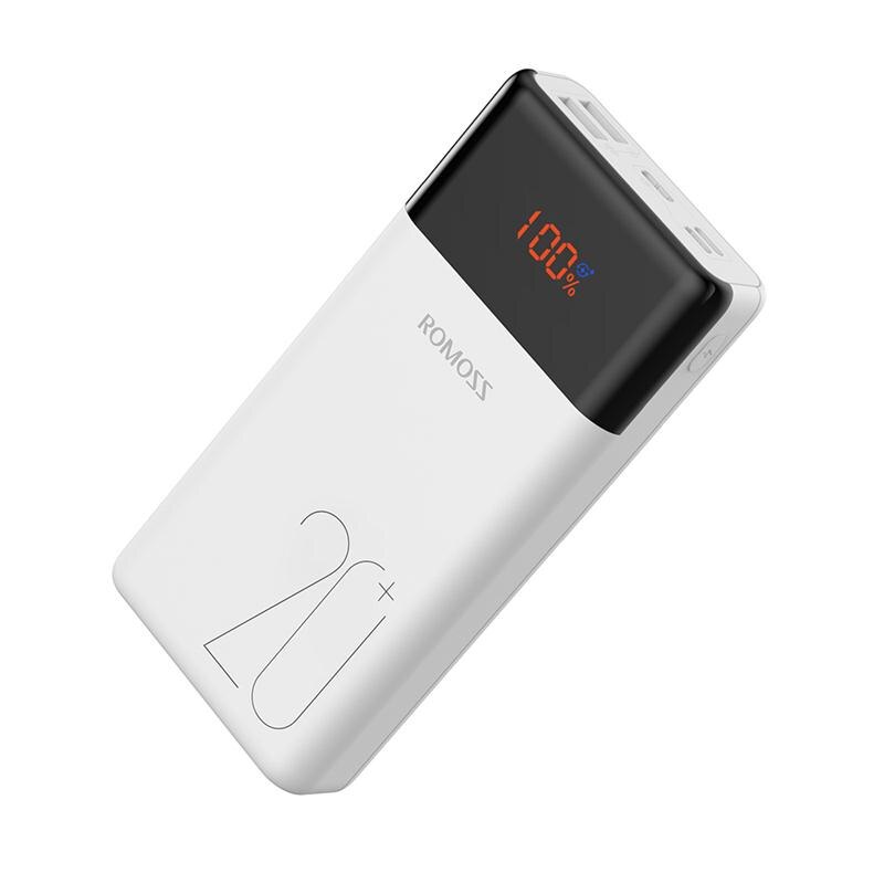 Romoss LT20Plus Power Bank 20000Mah Qc Pd 3.0 Quick Charge Poverbank 20000Mah Powerbank Externe Batterij Voor Xiaomi Iphone: Default Title