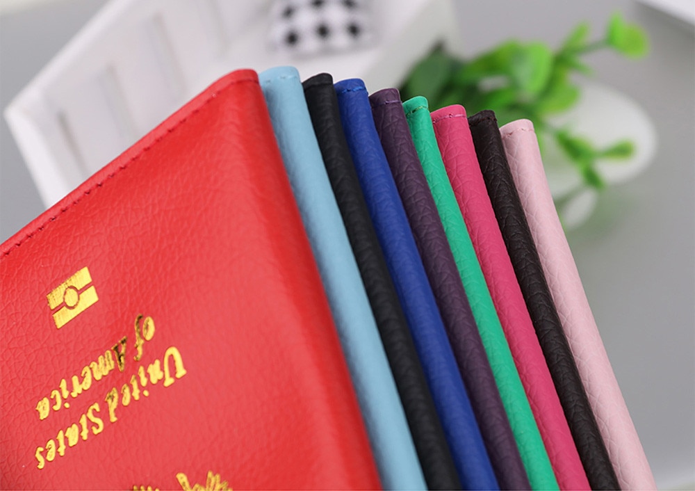 Travel Cute USA Passport Cover Women Pink USA Passport Holder American for Passports Girls Case Passport Wallet Pasaporte @