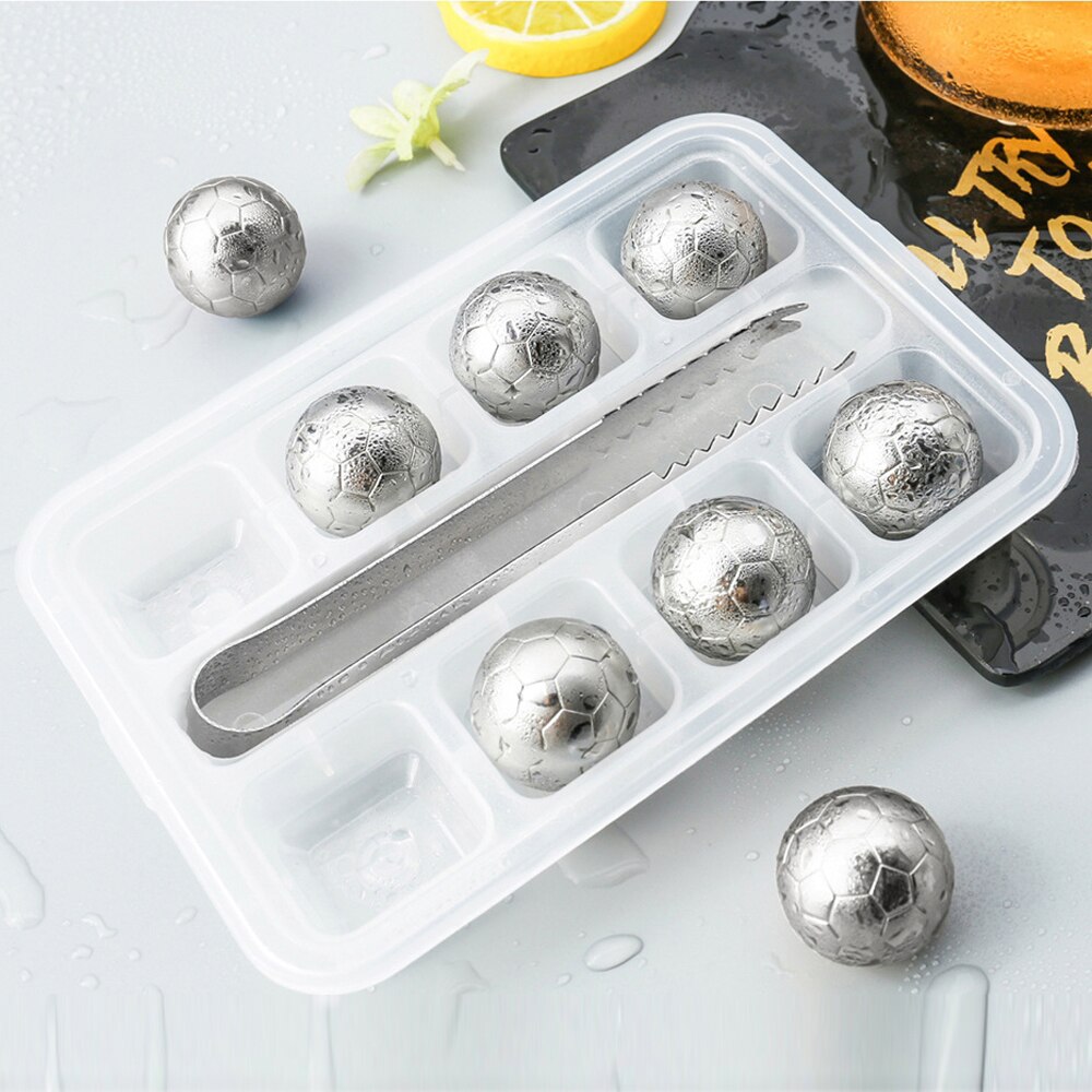 Metal Ice Cubes Set Premium Whisky Chilling Stones Metal Ice Cube