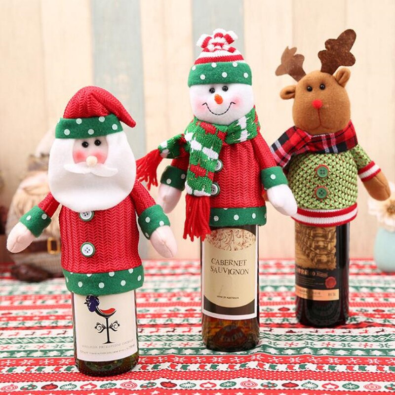 Mini wijn fles decoraties avond supplies voor Home avond decoraties Party Jaar Thuis Diner Party viering 40% off