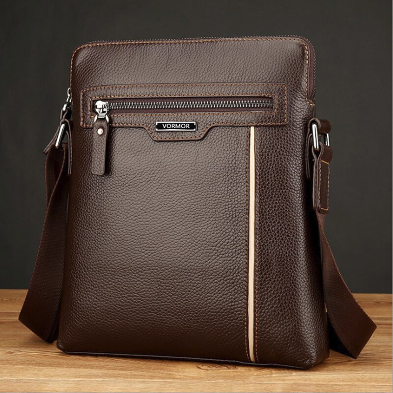 AVANCO Leren Polstas AVANCO Leder Handgelenktasche Für Männer Aus Rindleder (126D Rundslederen Tas