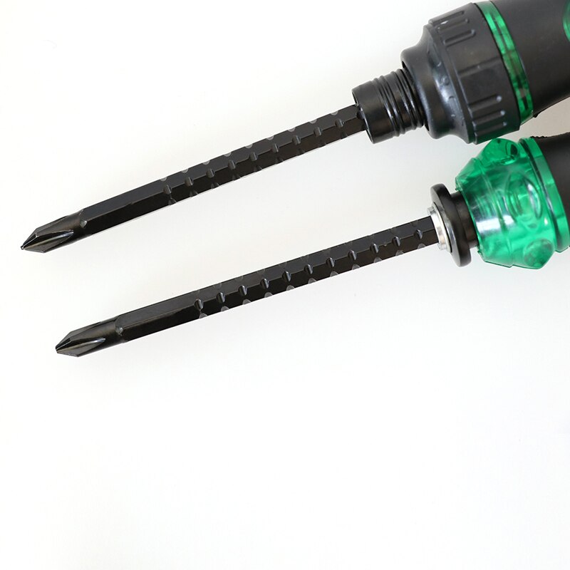Phillips Screwdriver Set Double Head Dual Use Telescopic Slotted Screw Driver Bits Precision Impact Magnetic Ring Screwdrivers