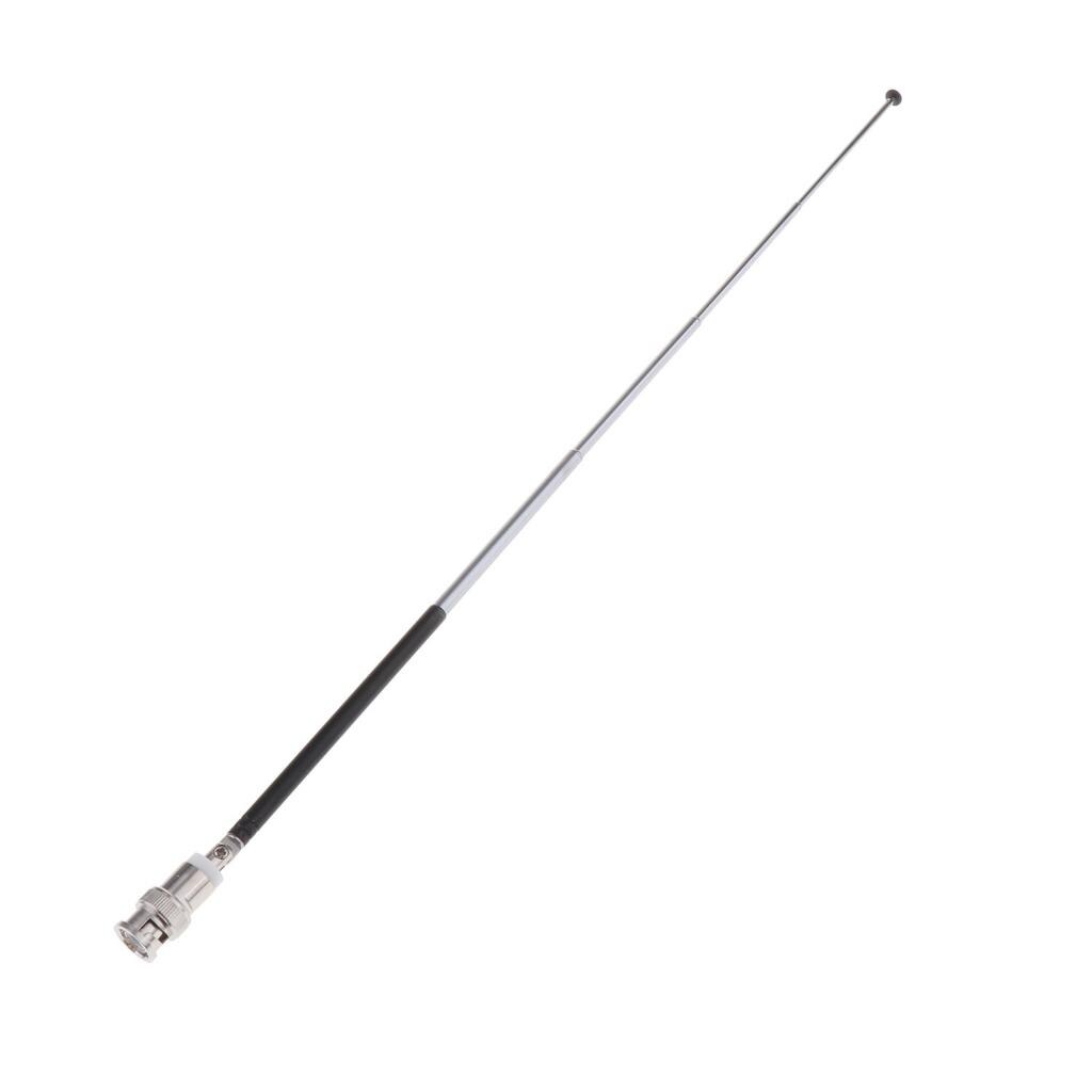 Extendable Telescopic Antenna BNC Connector For Wireless Microphone Receiver