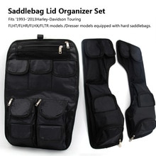 Saddlemen Hard Saddlebags Lid Organizer+ Side Hard Bags Storage For Harley Touring 1996