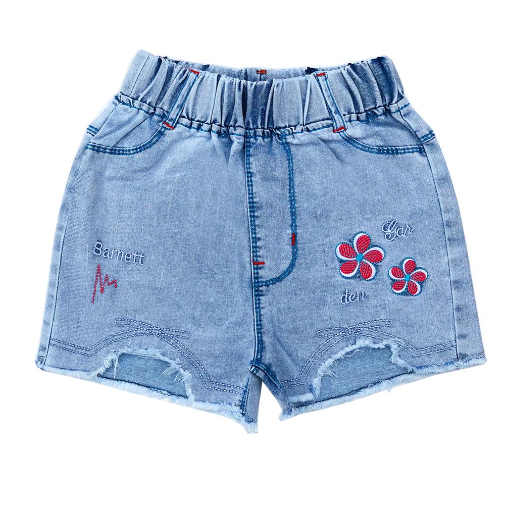 2-11T di Estate Dei Capretti Dei Bambini Bambine Denim Shorts Delle Ragazze di Estate Denim Ricamato Shorts: 1 / 7T