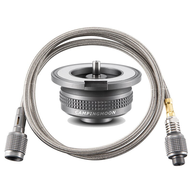 50/100cm Outdoor Camping Gas Extension Tube Stove Adapter Gas Canister Extent Hose Connector Gas Stove Auto-off Adapters: 1m hose and Z13M