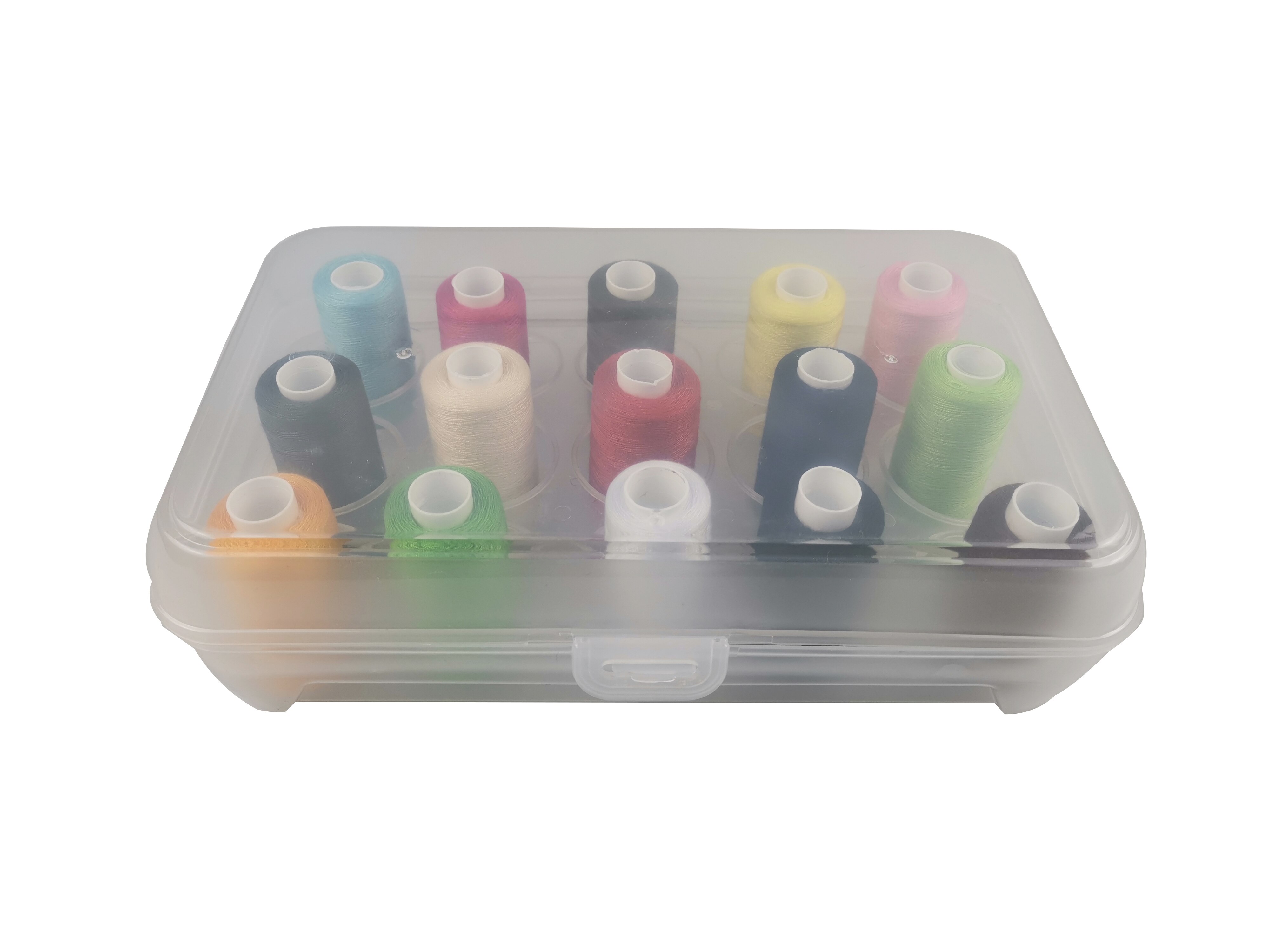 Sewing Machine Thread 15 Colors Polyester High Qality 550 Yards For Hand Sewing,Sewing Machine,Quilting,Serger,Overlock