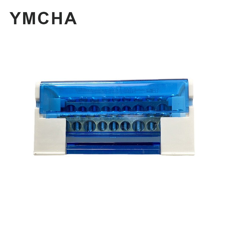UK211 Din Rail Terminal Block Modular Screw Connection Distribution Block Box Power Universal Electric Wire Junction Box