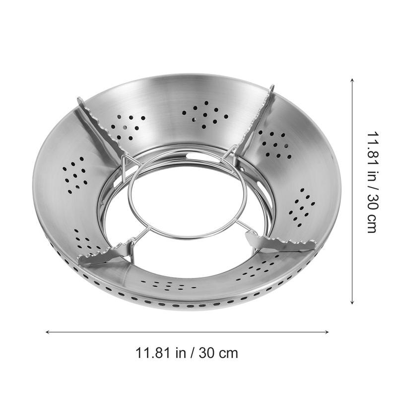 Wok Rack Double Layer Stainless Steel Energy Saving Range Gas Burner Ring