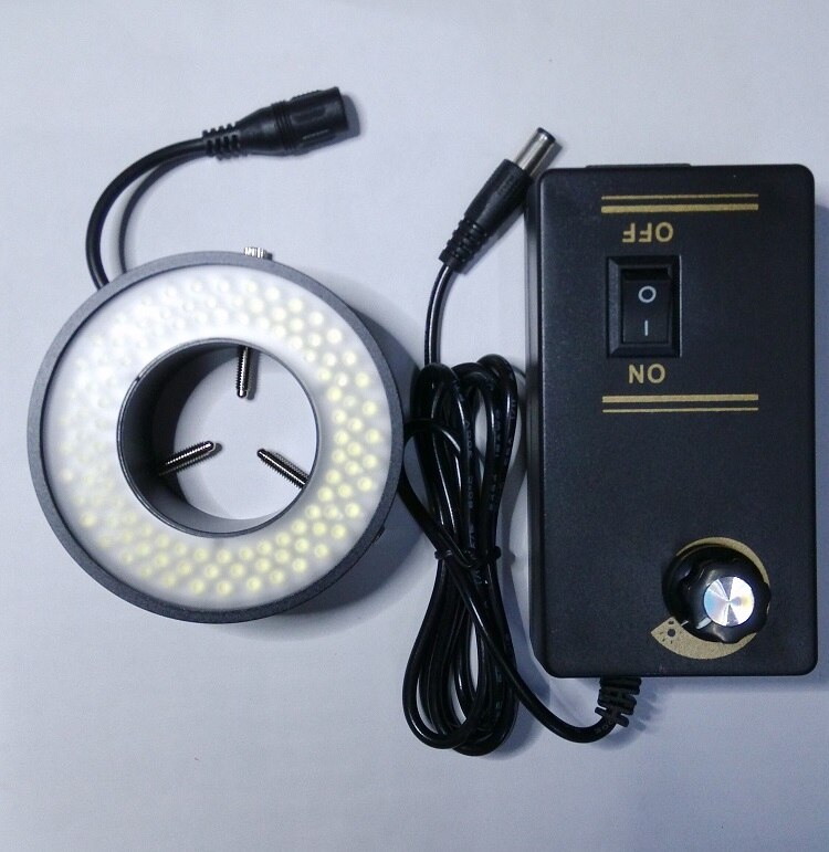 Microscope Ring Light Source Machine Vision Light Source Metal 41mm Inner Diameter Microscope LED Light Source 6-10W 220V
