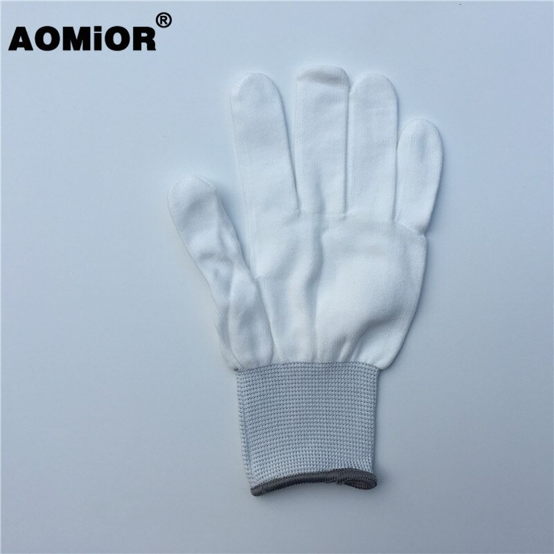 2 Pairs White Vinyl Wrap Film GLOVE For Car Wrap Tools Car Wrapping