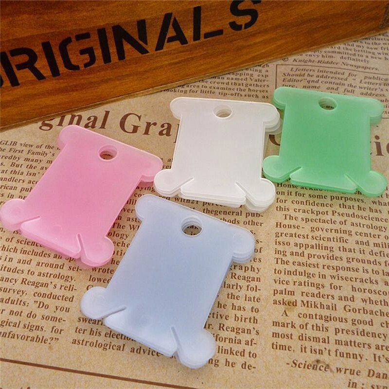 50/100 Pcs Embroidery Thread Holder Floss Craft Bobbin Cross Stitch Storage Holder Sewing Thread Board Card Thread Organizer