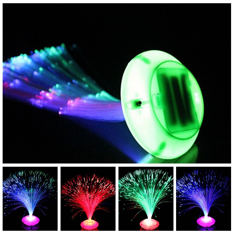Bunte LED Optische Faser Laterne Licht Nacht Atmosphäbetreffend Nacht Lampe Ohne Batterie Hause Liefert Festival Atmosphäbetreffend Hochzeit