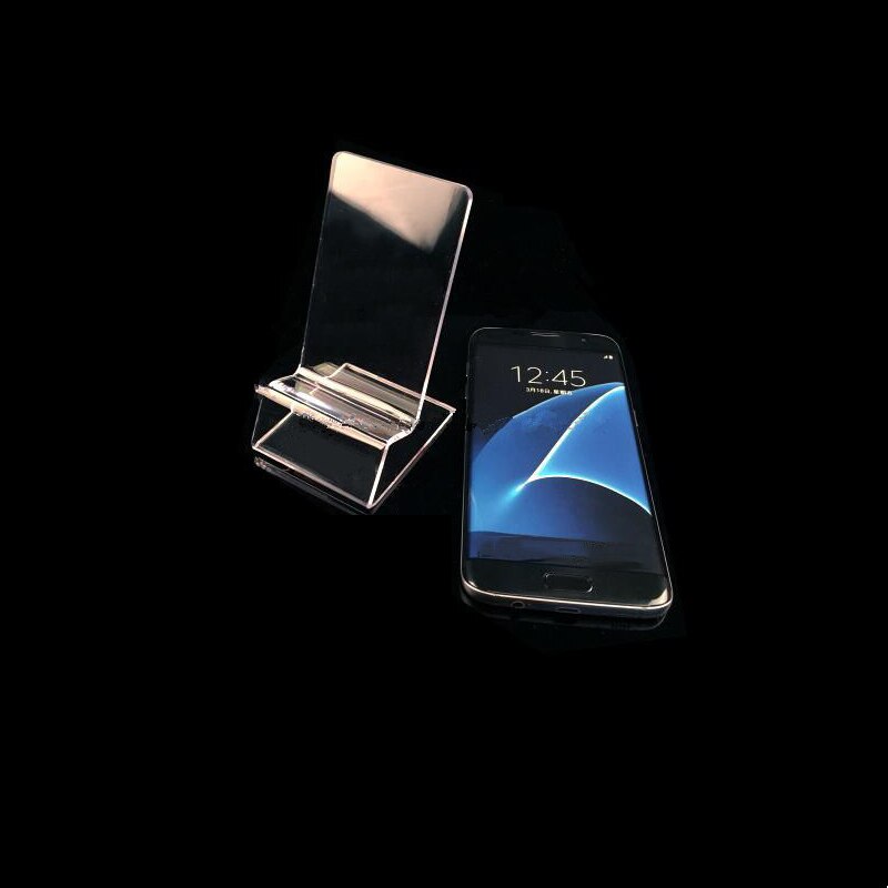 10pcs Clear acrylic mobile cell phone display stand phone Digital product holder jewelry/watch display holder rack