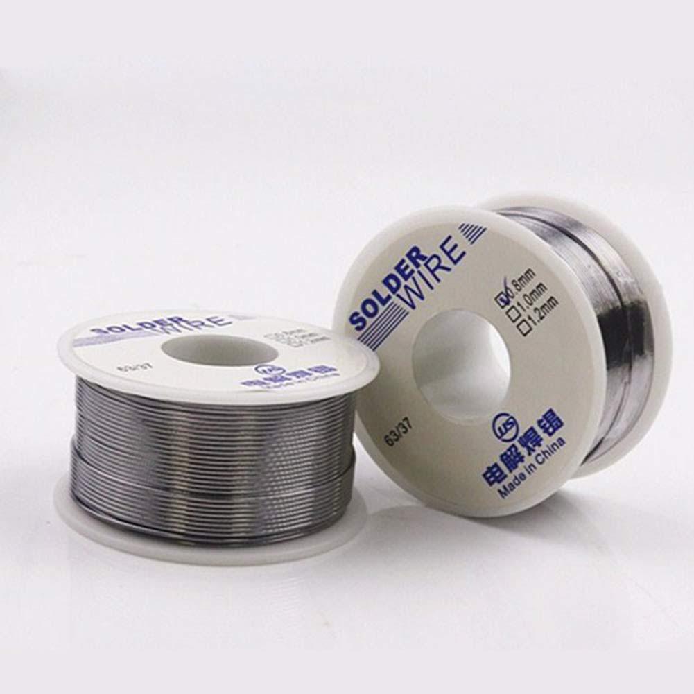 Juotoslanka 50g 1.0mm/0.8mm juoksutehartsi ydinhitsaus tina lyijyrulla juotoslanka tinasulate hartsilankarulla ei-puhdas juoksute 2.0%