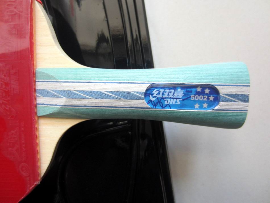DHS Bordtennisracket 5002 & 5006 - Ekte Tre, 5 Stjerner, Offensiv