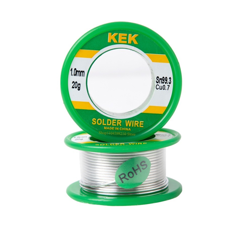 20g-100g loddetintråd miljøvenlig lavt smeltepunkt ingen rengøring nødvendig  sn99.3 cu 0.7 blyfri/blyholdig loddetintråd