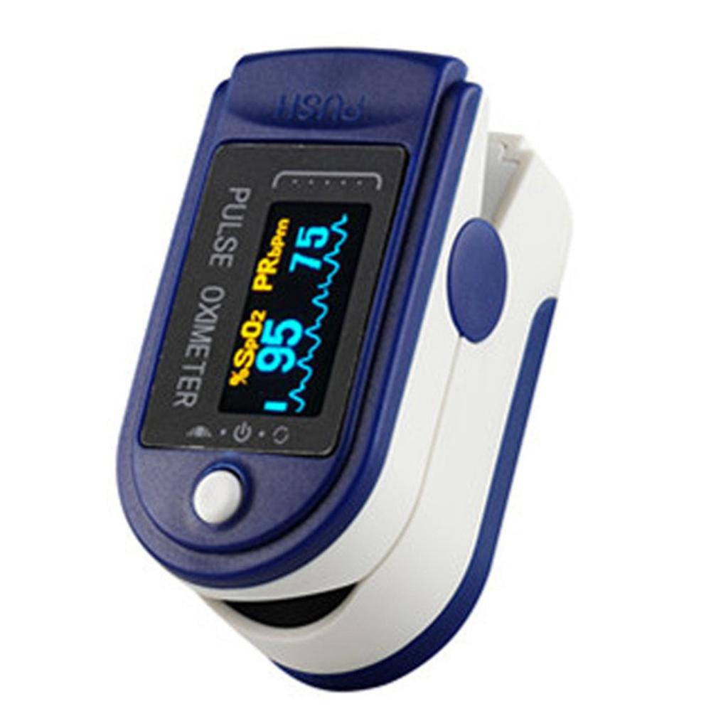 Two-Color Oled Display Finger Clip Pulse Oximeter Infrared Inspection Pulse Waveform Display Intelligent Shutdown