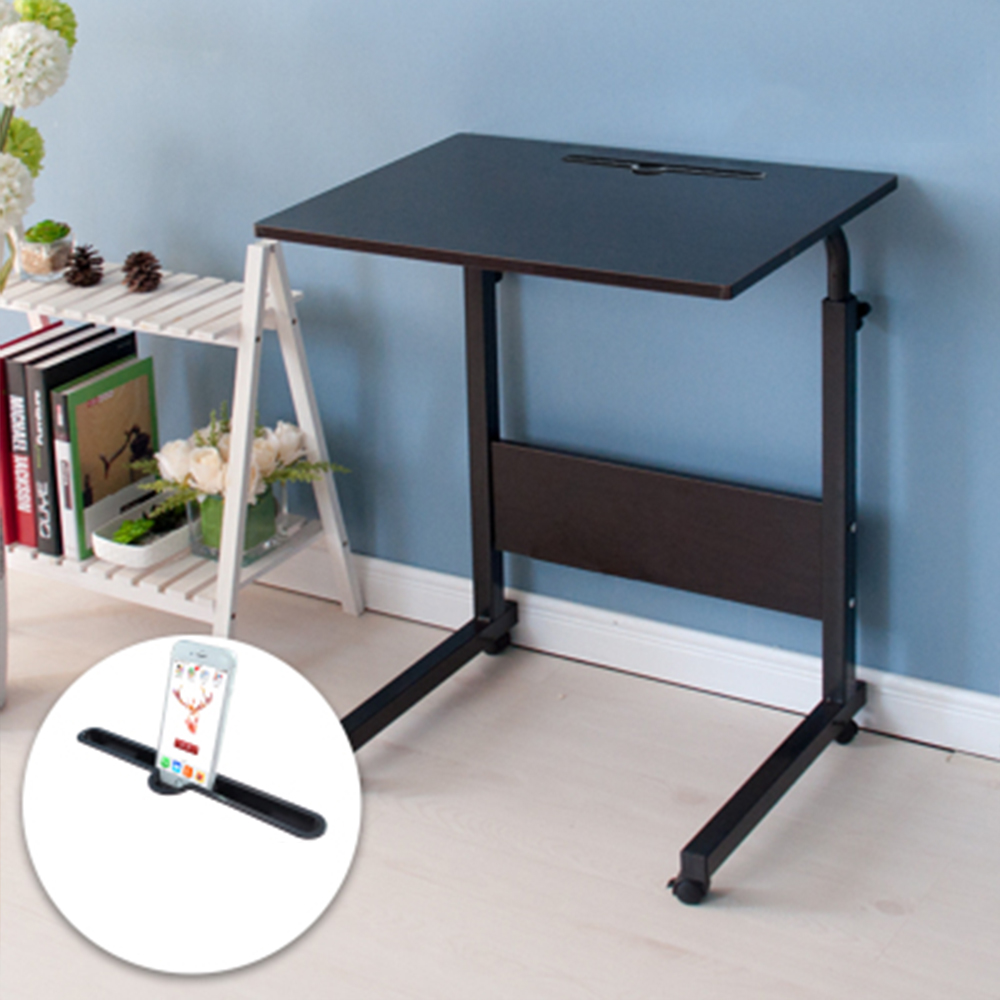 Foldable Computer Table Adjustable Portable Laptop Desk 80*40CM Rotate Laptop Bed Table Can be Lifted Standing Desk