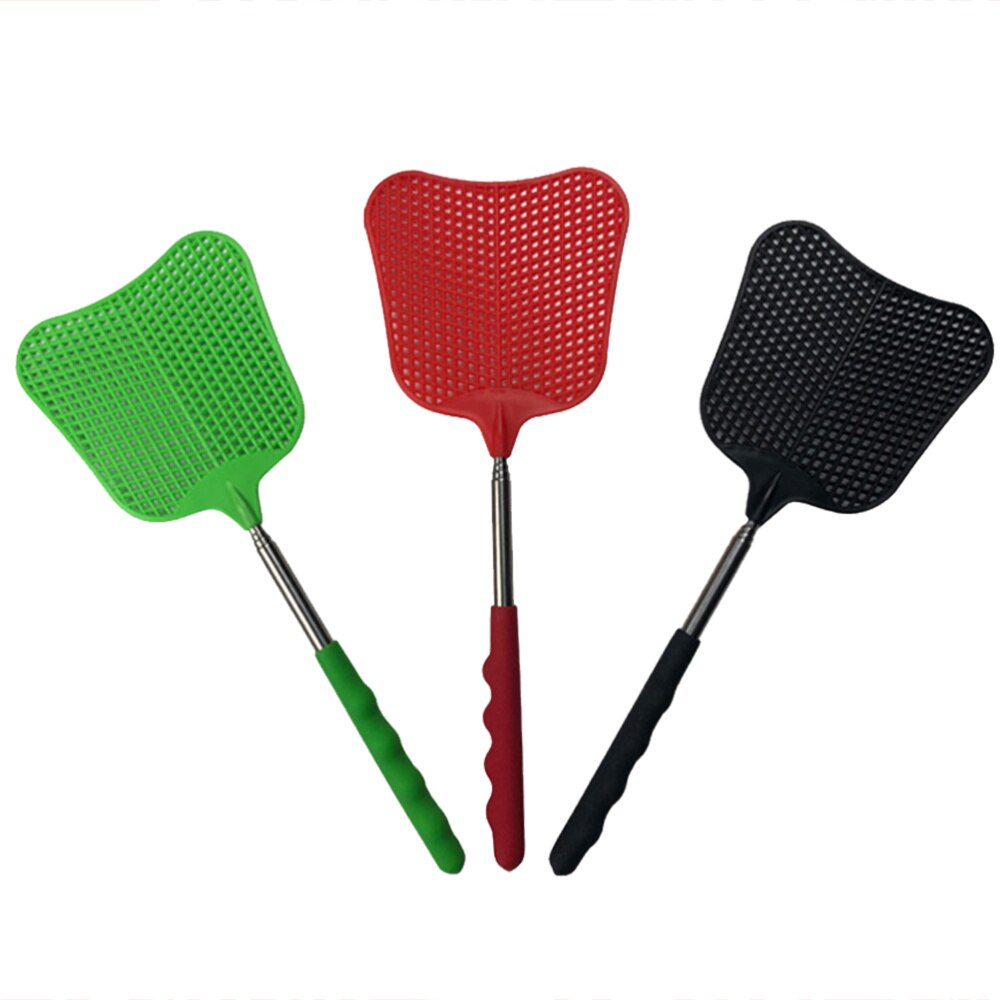 3 stuks plastic vliegenmepper, praktische handmatige vliegenmepper voor thuis
