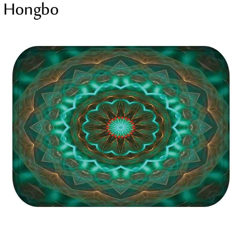 Hongbo bohême fleur bienvenue tapis de sol Mandala motif géométrique salle de bain cuisine tapis tapis fleuri paillasson: 13