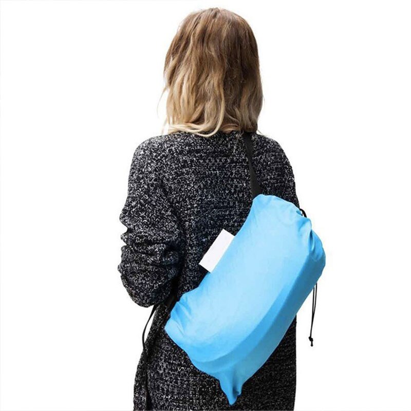 Camping Inflatable Sofa Portable Folding Chair Sleeping Bag Waterproof Ultralight Air Bed Outdoor Fast Folding Beach Lazy Bags