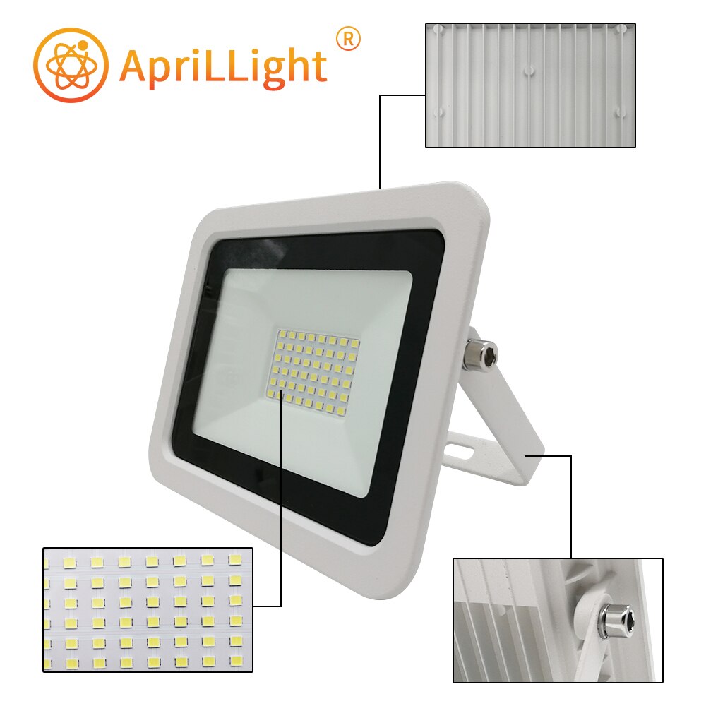 Led Schijnwerper 10W 20W 30W 50W 100W Ac 220V 230V 240V IP68 waterdichte Led Flood Light Outdoor Straatverlichting Reflector Licht