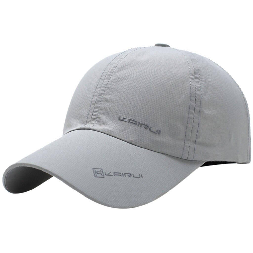 Vrouwen Mannen Hoed Gebogen Zonneklep Licht Boord Effen Kleur Baseball Cap Mannen Cap Outdoor Zonnehoed Verstelbare Sport Caps in Zomer